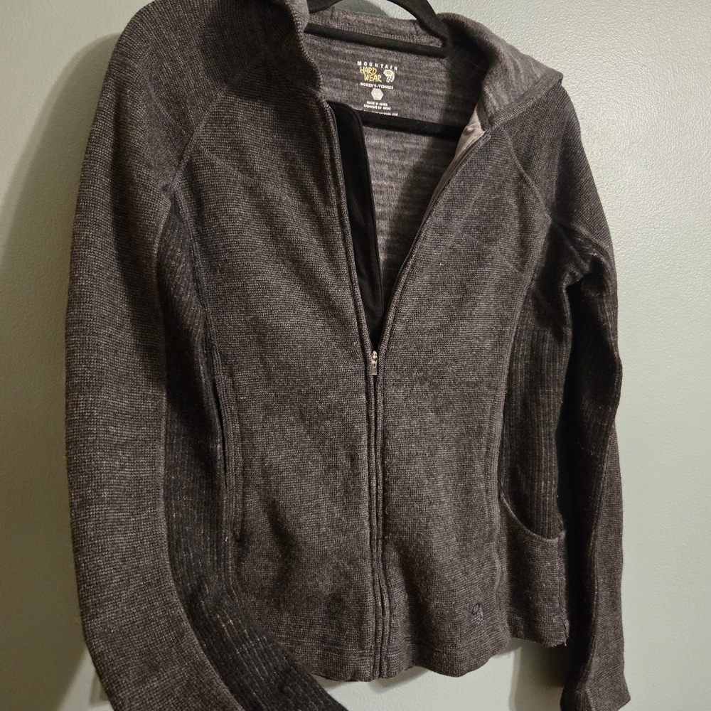 Mountain Hardwear Wool Blend Full Zip Midlayer